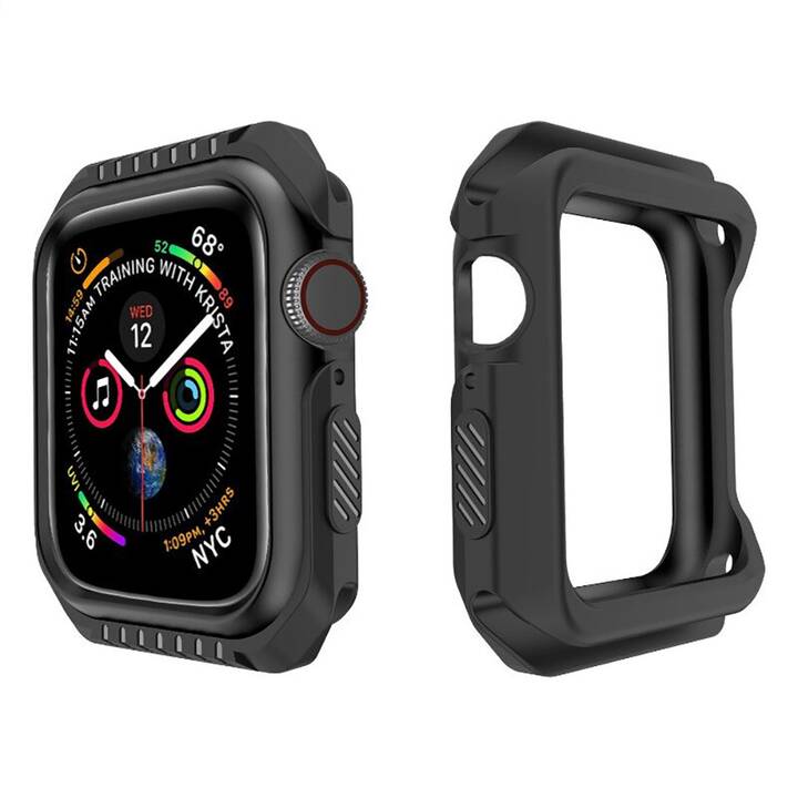 EG Housse de protection (Apple Watch 44 mm, Noir)