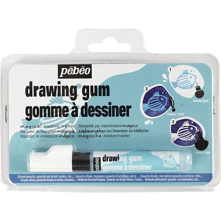 CREATIV COMPANY Kreativmarker Drawing Gum (Transparent, 1 Stück)