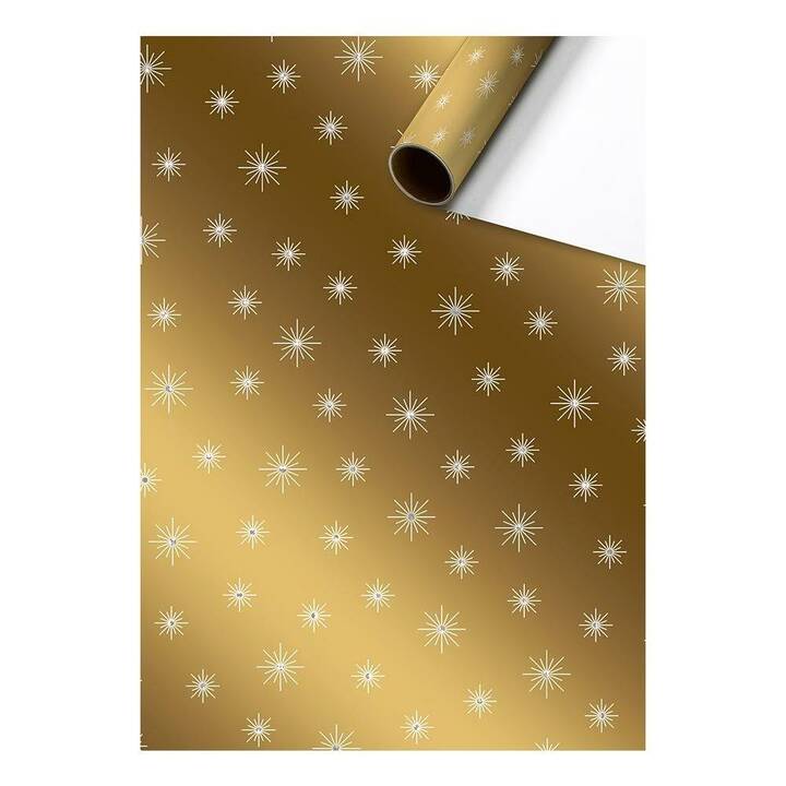 STEWO Geschenkpapier Airi (Gold, Schneekristall)