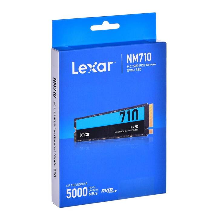 LEXAR MEDIA NM710 (PCI Express, 2000 GB, Bleu)
