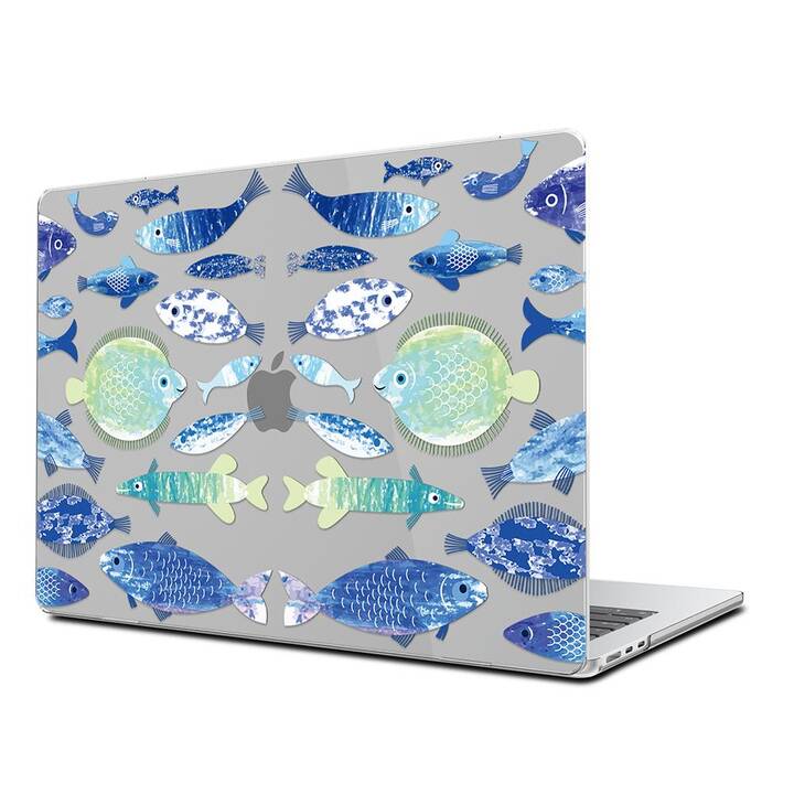 EG Hardcase (MacBook Air 13" M2 2022, Fisch, Blau)