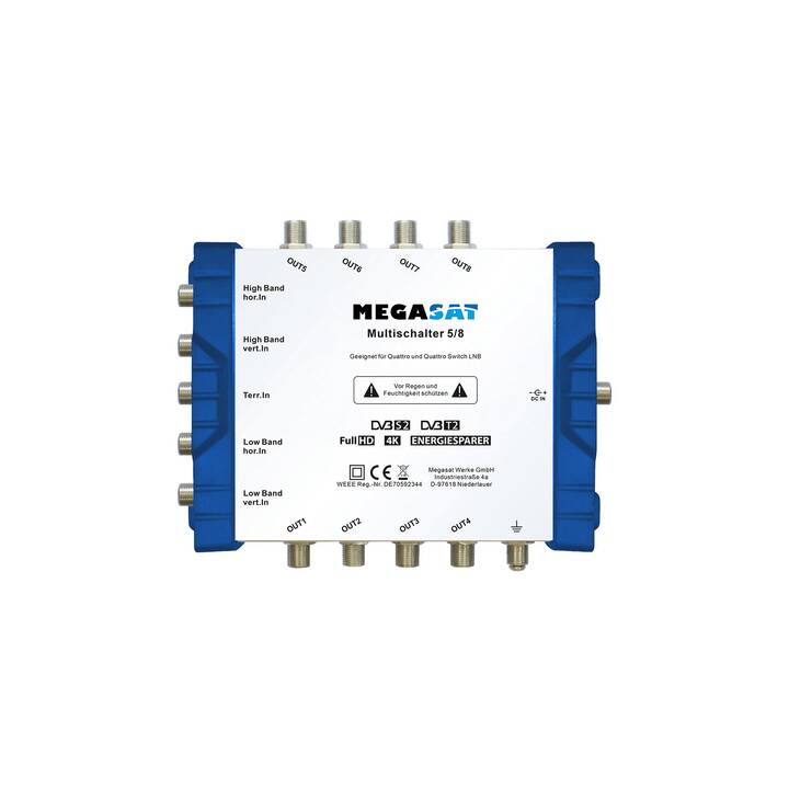 MEGASAT 5/8 Alimentation électrique (Bleu, Blanc)