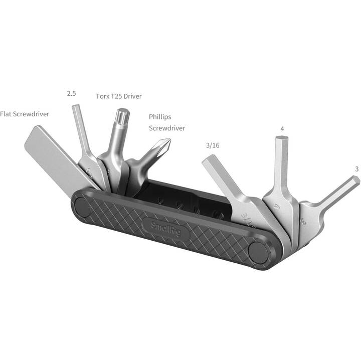 SMALLRIG Multi-Tool Zubehörset (Silber, Schwarz)