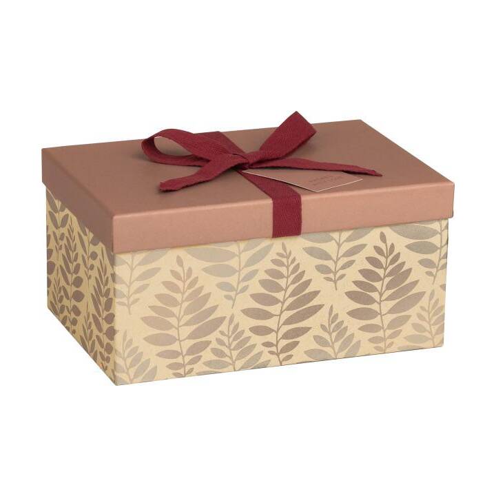 STEWO Geschenkbox Solea (Kupfer, Blätter)