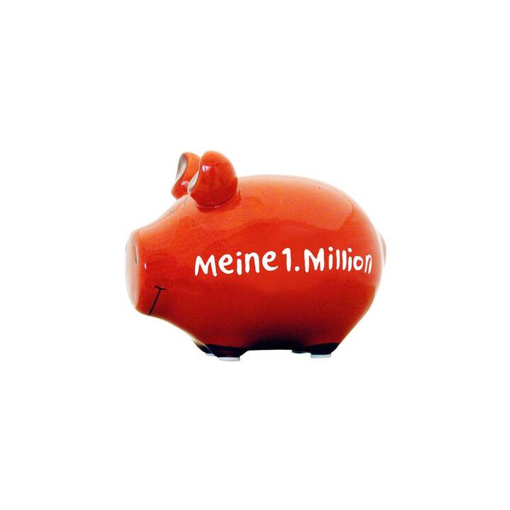 G. WURM Münzeinsatz Meine 1. Million (Rot, Weiss)