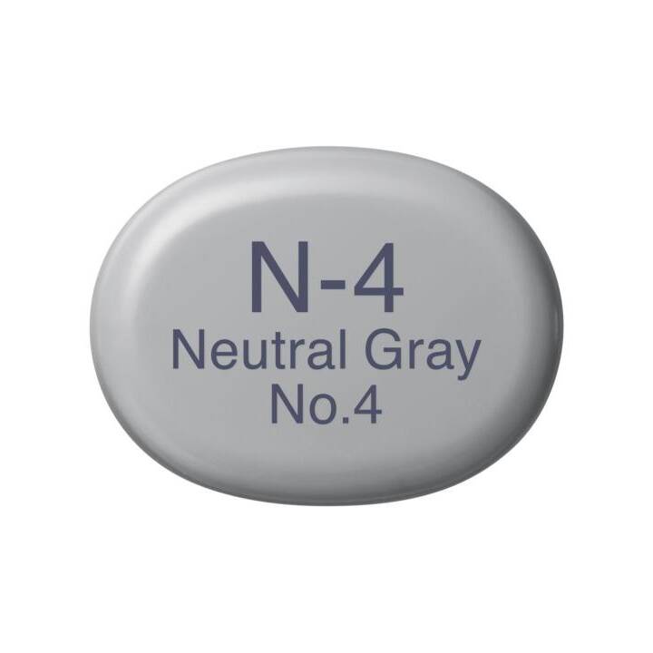 COPIC Grafikmarker Sketch N-4 Neutral Gray No.4 (Grau, 1 Stück)
