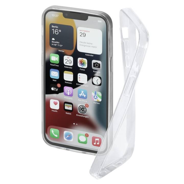 HAMA Backcover Crystal Clear (iPhone 14, Transparente)