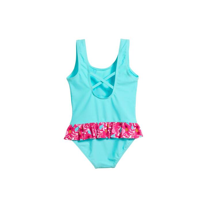 PLAYSHOES Maglietta da bagno per bebè Flamingo (110-116, Blu chiaro, Rosa)
