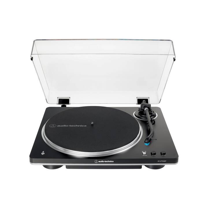 AUDIO-TECHNICA AT-LP70XBTBS Plattenspieler (Silber, Schwarz)