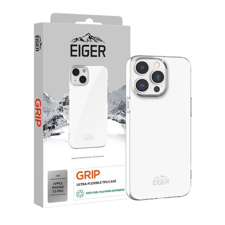 EIGER Backcover (iPhone 15 Pro, Transparente)
