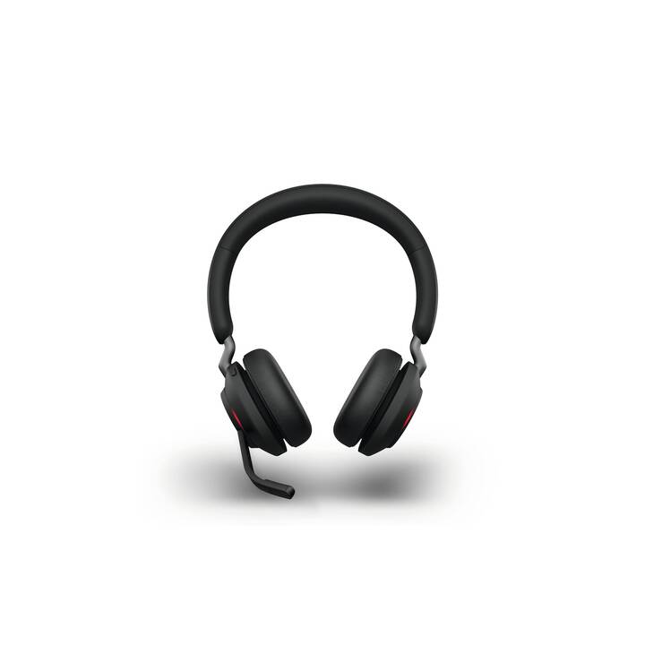 JABRA Office Headset Evolve2 65 MS Stereo (On-Ear, Kabellos, Schwarz)