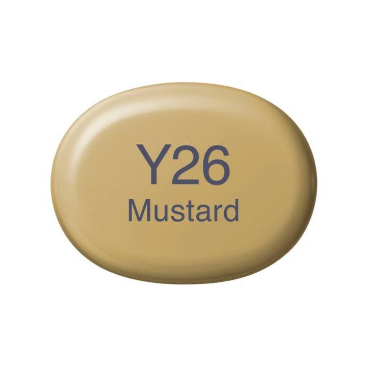 COPIC Marcatori di grafico Sketch Y26 Mustard (Giallo senape, 1 pezzo)