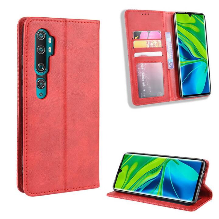 EG Mornrise custodia a portafoglio per Huawei P40 lite 6.4 "(2020) - rossa