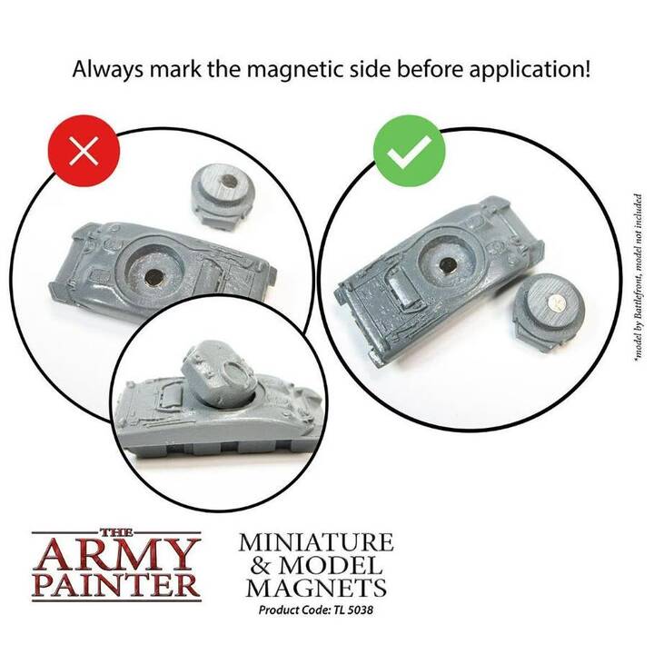 THE ARMY PAINTER Punaises magnétique Miniature and Model (100 Parts)