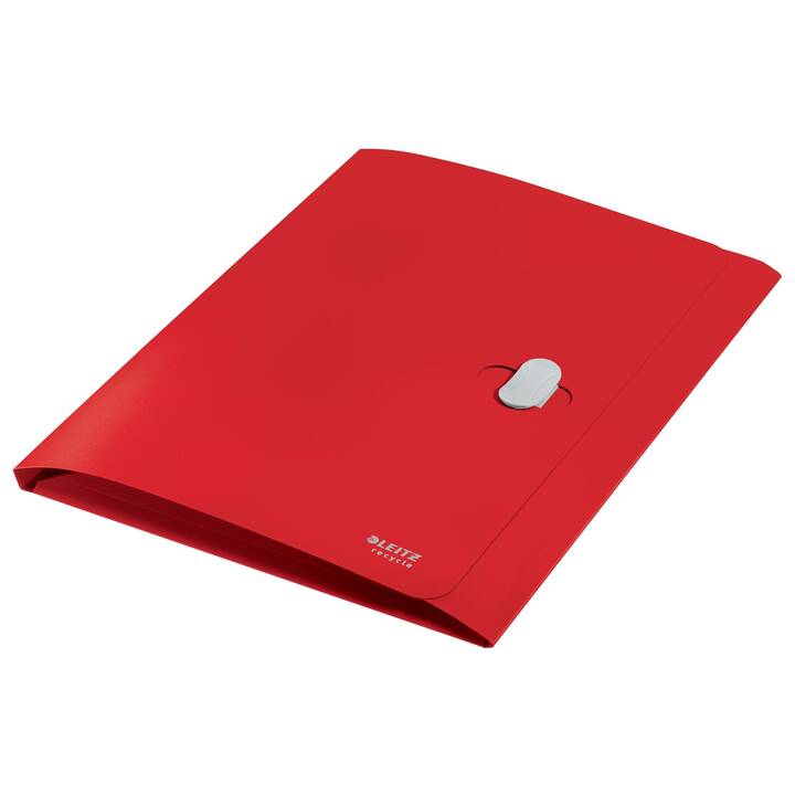 LEITZ Cartellina con elastico (Rosso, A4, 1 pezzo)