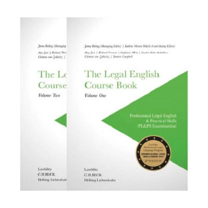 The Legal English Course Book Volume One & Volume Two