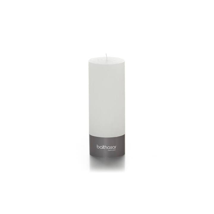 BALTHASAR Bougie cylindrique Ristico (Blanc)