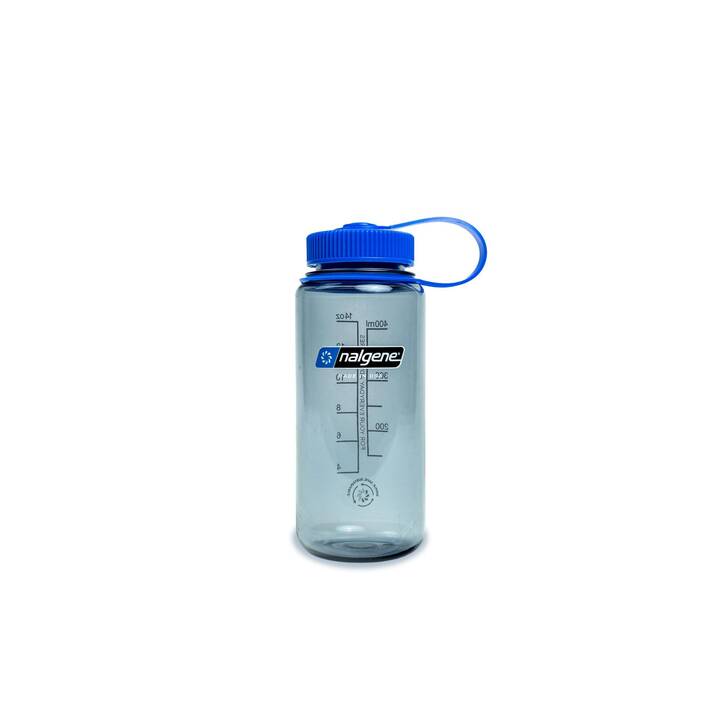 NALGENE Trinkflasche Wide Mouth Sustain (0.5 l, Grau, Blau)
