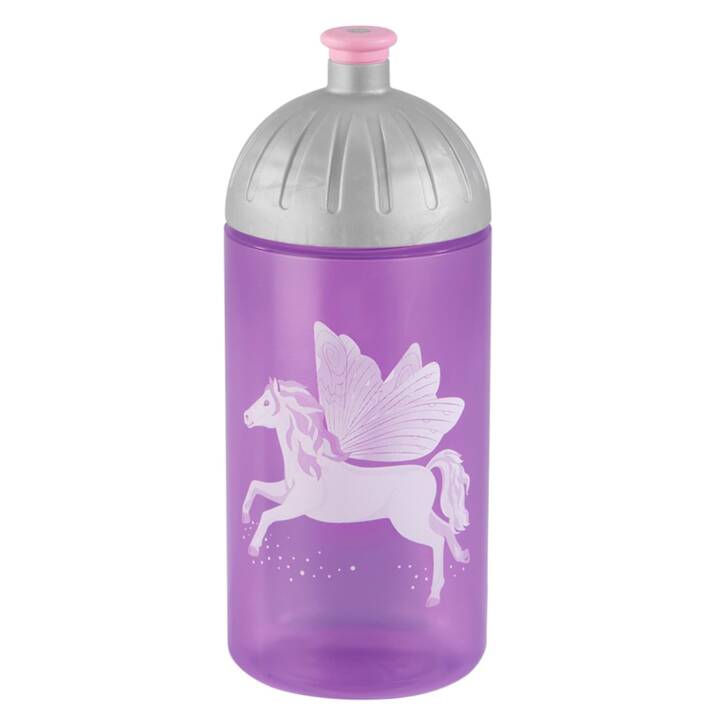 STEP BY STEP Kindertrinkflasche Fantasy Pegasus (0.5 l, Lila)