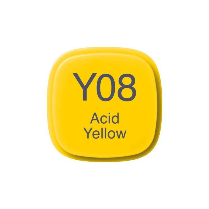 COPIC Grafikmarker Classic Y08 Acid Yellow (Gelb, 1 Stück)