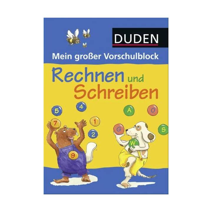 Duden: Mein grosser Vorschulblock - Rechnen und Schreiben