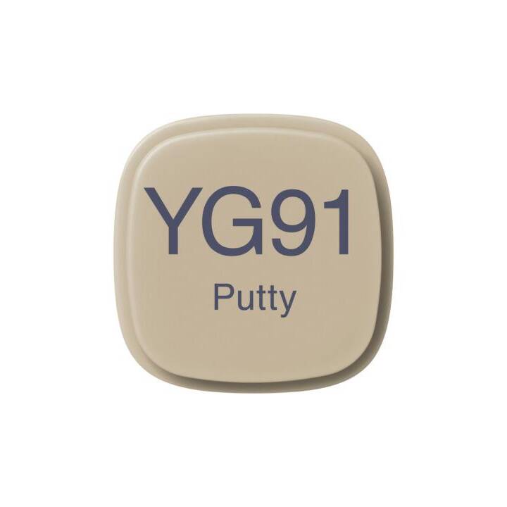 COPIC Marqueur de graphique Classic YG91 Putty (Beige, 1 pièce)