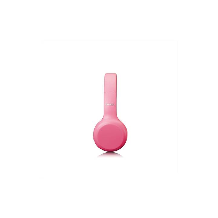 LENCO HPB-110 Cuffie per bambini (Bluetooth 5.0, Pink)