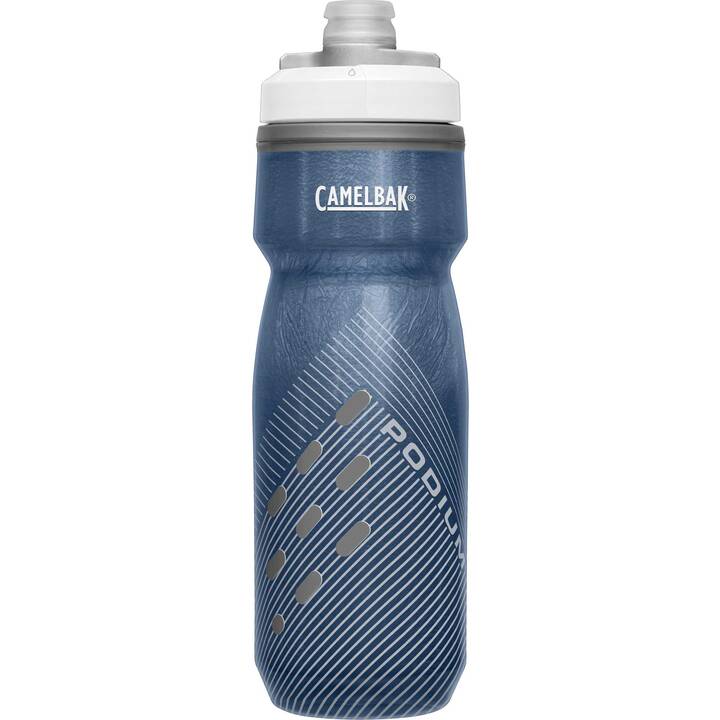 CAMELBAK Sportflasche Podium Chill (0.62 l, Navy Blue, Grau, Marine, Blau)