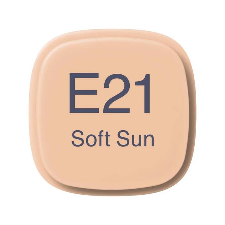 COPIC Marqueur de graphique Classic E21 Soft Sun (Beige, 1 pièce)