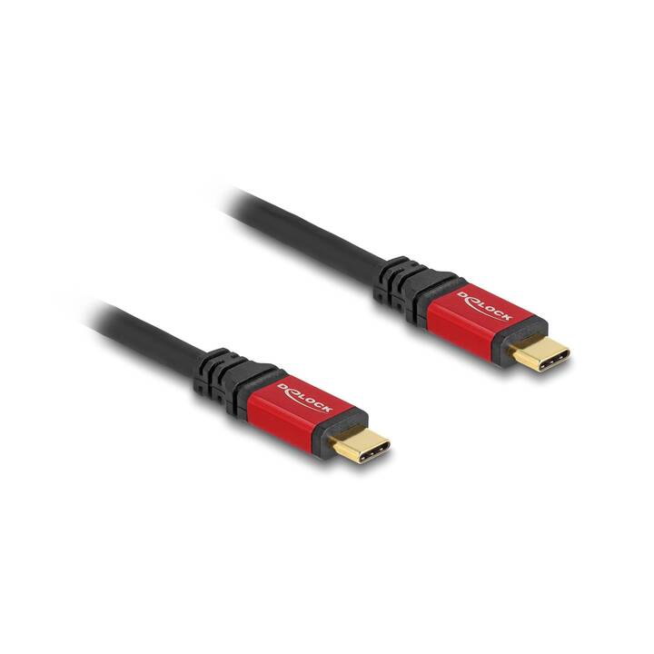 DELOCK Câble (Fiche USB 3.1 de type C, USB de type C, 2 m)