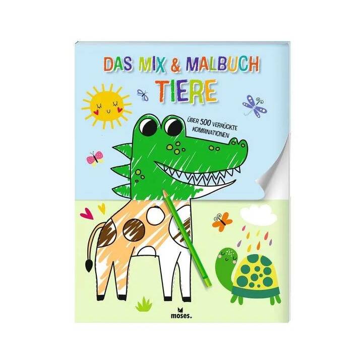 Das Mix & Malbuch Tiere