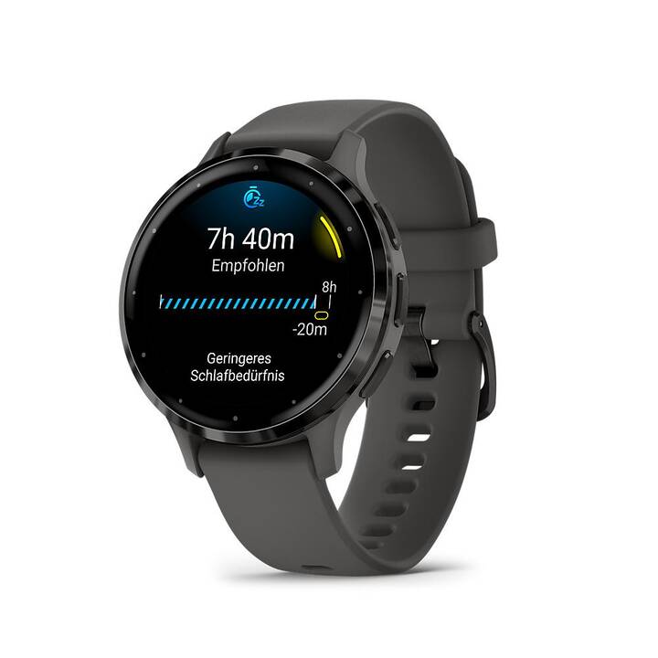 GARMIN Venu 3S (41 mm, Polymer, Edelstahl, Schiefer)