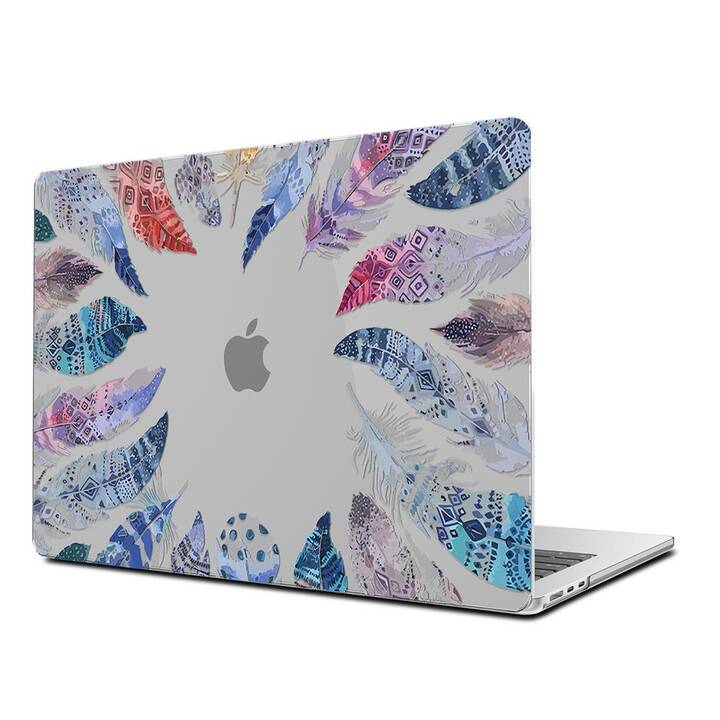 EG Coque rigide (MacBook Air 13" M3 2024, Plume, Bleu)