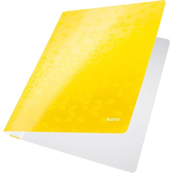 LEITZ Chemises de presentation Wow (Jaune, A4, 1 pièce)