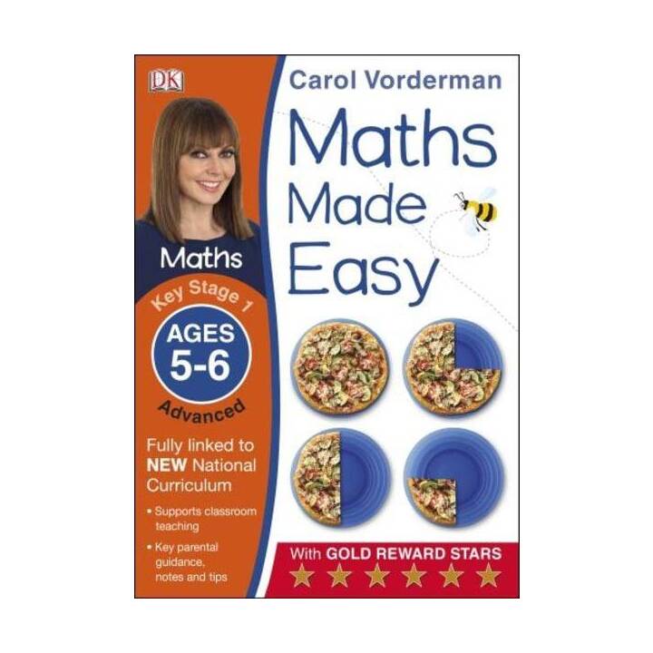 Maths Made Easy: Advanced, Ages 5-6 (Key Stage 1)