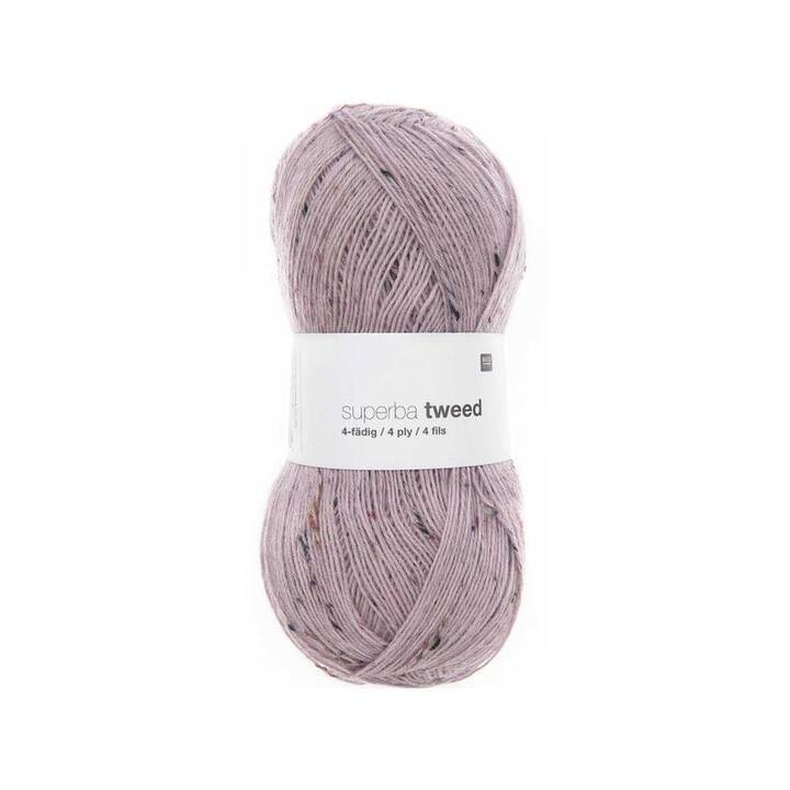 RICO DESIGN Wolle Tweed (100 g, Rosa)