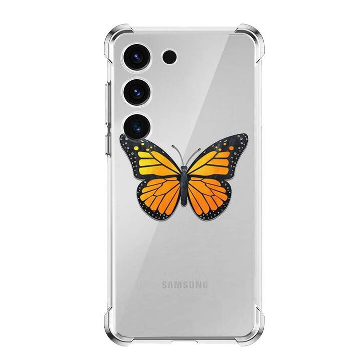 EG Backcover (Galaxy S23, Papillon, Orange)