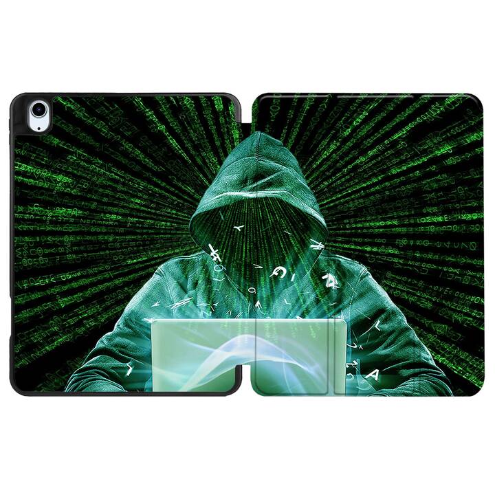 EG coque pour iPad Air 10.9" (2022) 5e génération - vert - cerveau