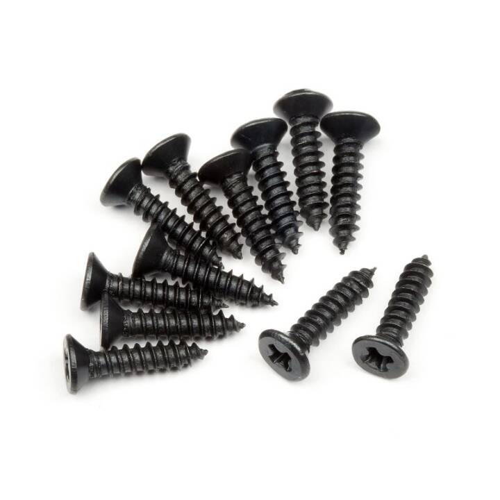 HPI RACING Flat Head Screw (Noir)