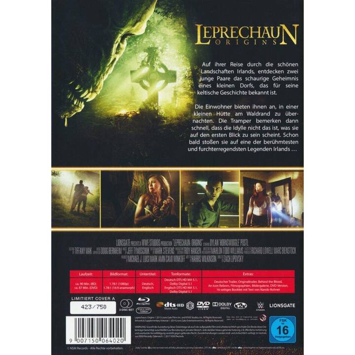Leprechaun - Origins (Mediabook, Limited Edition, Cover A, Uncut, DE, EN)