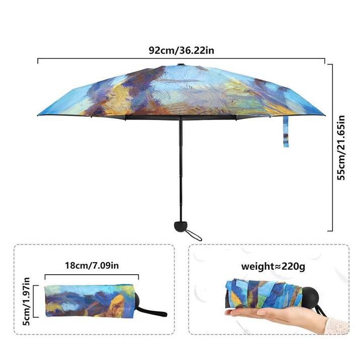 EG Parapluie de poche Art (92 cm)