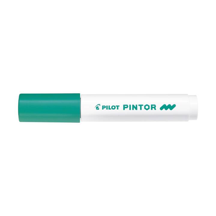 PILOT PEN Permanent Marker (Grün, 1 Stück)