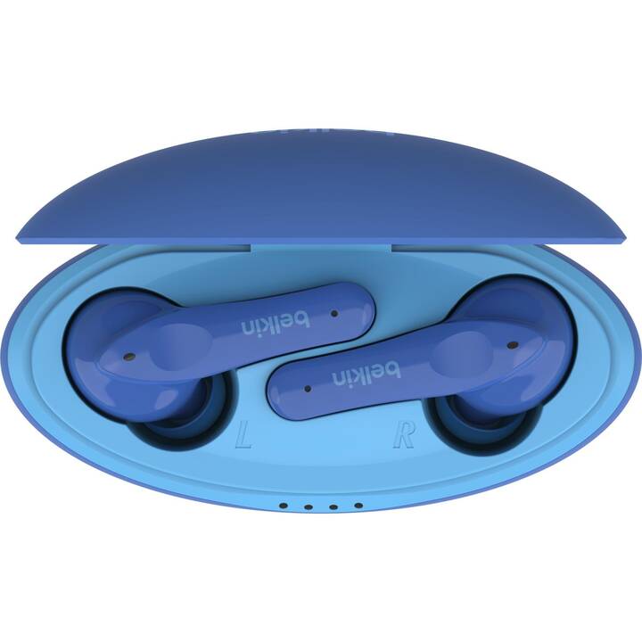 BELKIN SoundForm Nano Cuffie per bambini (ANC, Bluetooth 5.0, Blu chiaro)