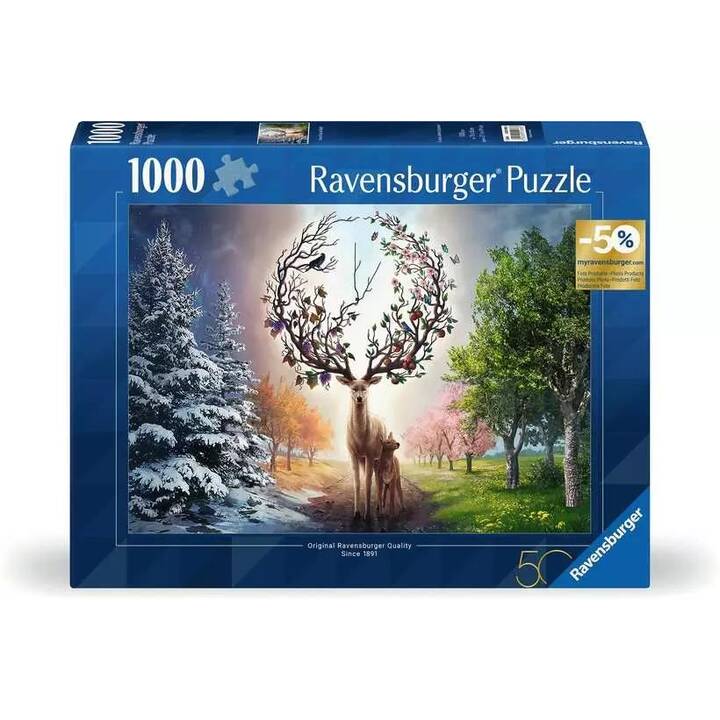 RAVENSBURGER Tiere Puzzle (1000 Stück)