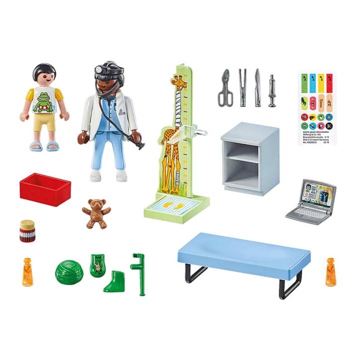 PLAYMOBIL Action Heroes Kinderarzt mit Teddybär (71619)