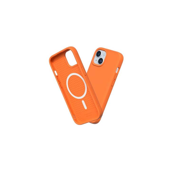 RHINOSHIELD Backcover MagSafe Solidsuit (iPhone 15 Pro Max, Neon arancione)