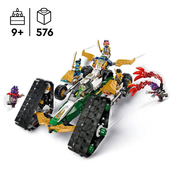 LEGO Ninjago Le véhicule combiné de l’équipe des ninjas (71820)