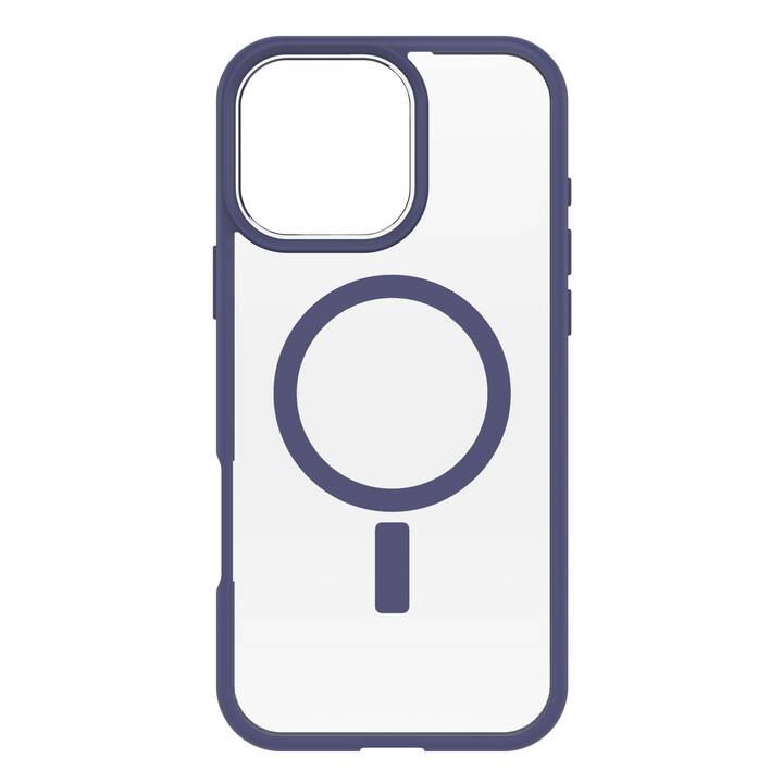 OTTERBOX Backcover MagSafe React Series (iPhone 16 Pro Max, Bicolore, Transparente, Blu)