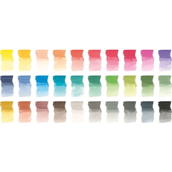 FABER-CASTELL Wasserfarben Marker (Mehrfarbig, 30 Stück)