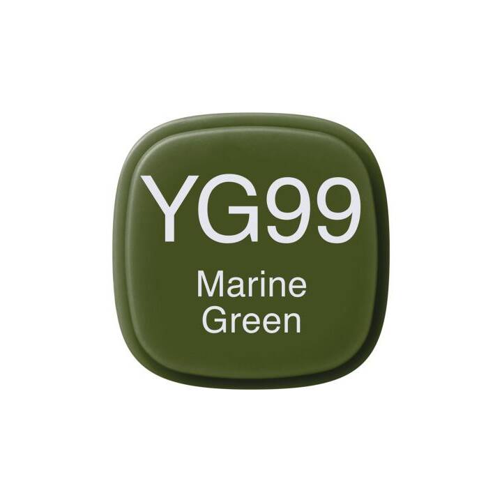 COPIC Marcatori di grafico Classic YG99 Marine Green (Verde, 1 pezzo)